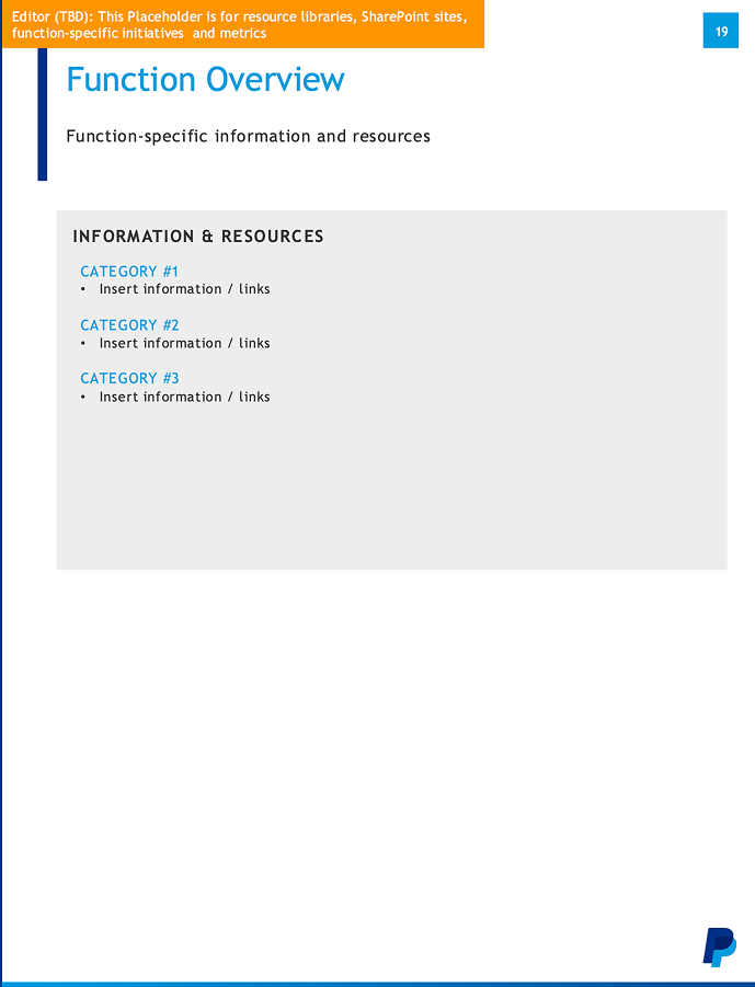 Manual function overview page