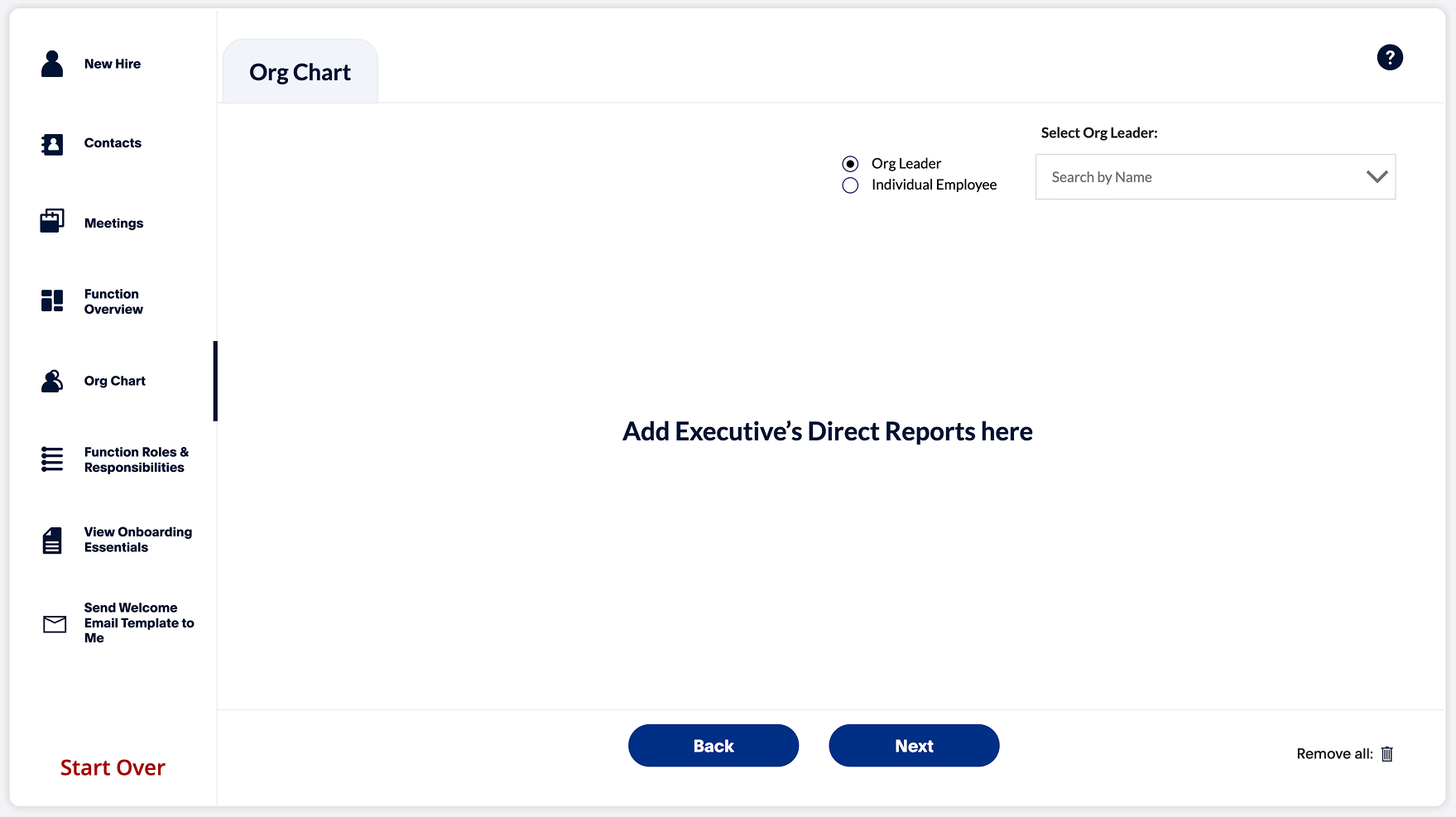 PowerApp organization chart builder